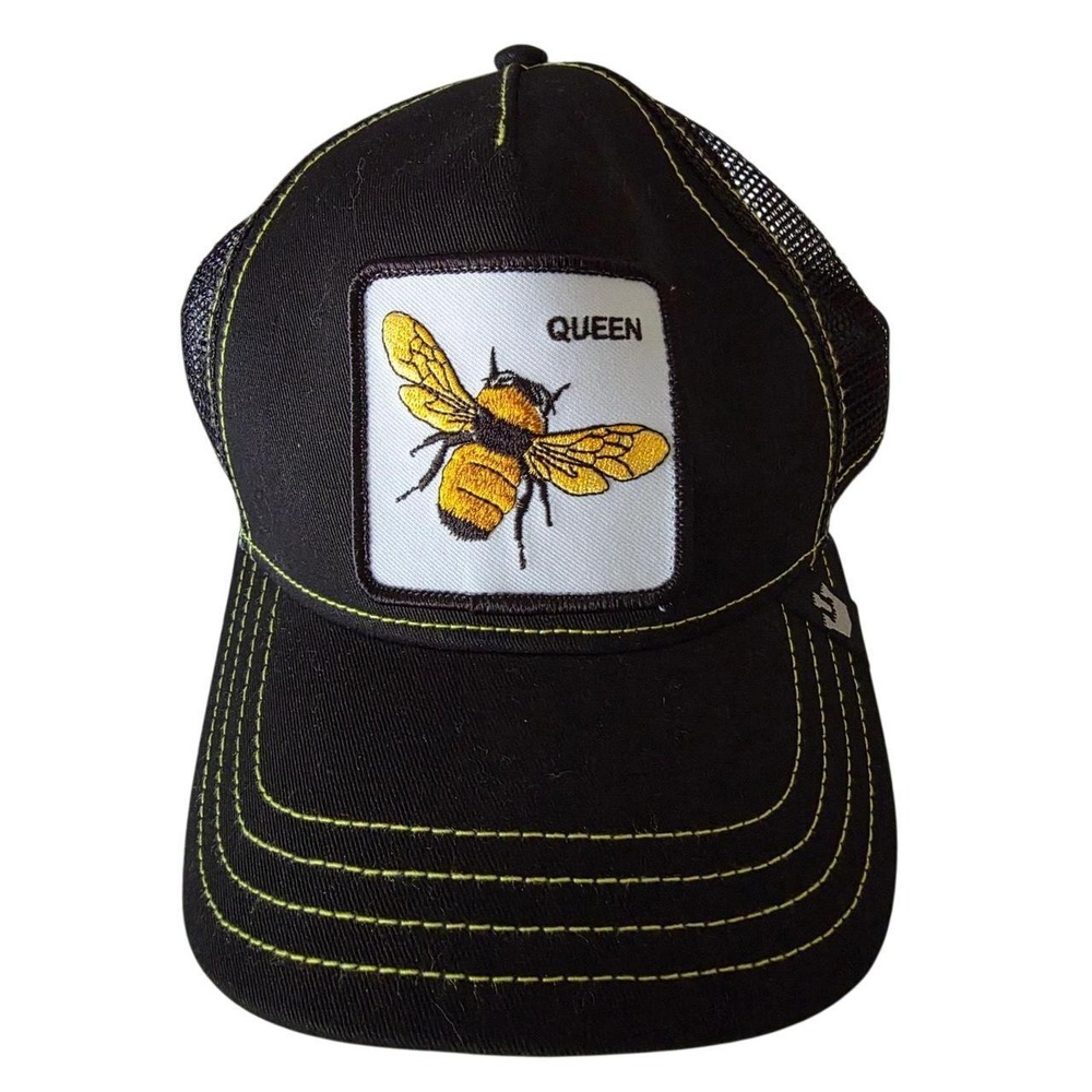 Goorin Bros Queen Bee Snapback Trucker Hat Cap The Farm Collection Y2K One-Size